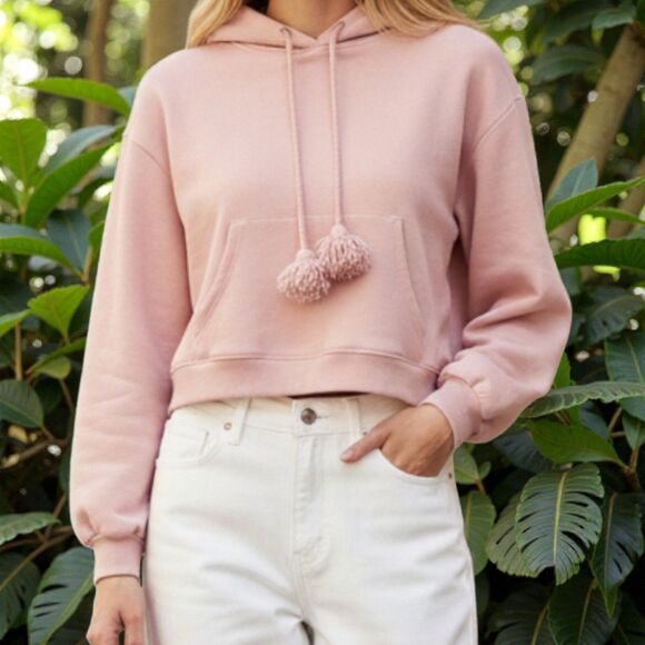 Ulla Johnson Tops - Ulla Johnson Mel Tassel Rose Hoodie